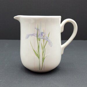 Corelle Shadow Iris Creamer Corning Stoneware Purple Flowers Creamer
